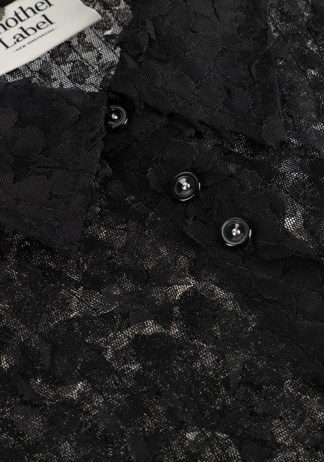 Zwarte ANOTHER LABEL  ALTHEA SHIRT - large