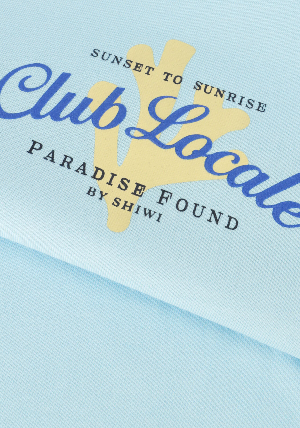 SHIWI T-shirt MEN LIAM REGULAR T-SHIRT PARADISE en bleu - large