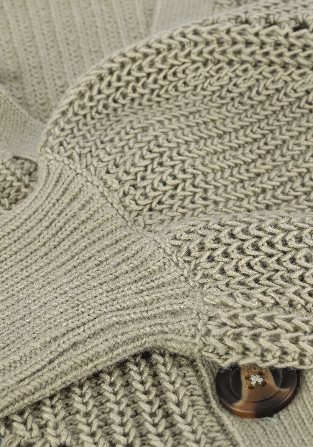 OBJECT Gilet OBJLANA L/S KNIT CARDIGAN NOOS en vert - large