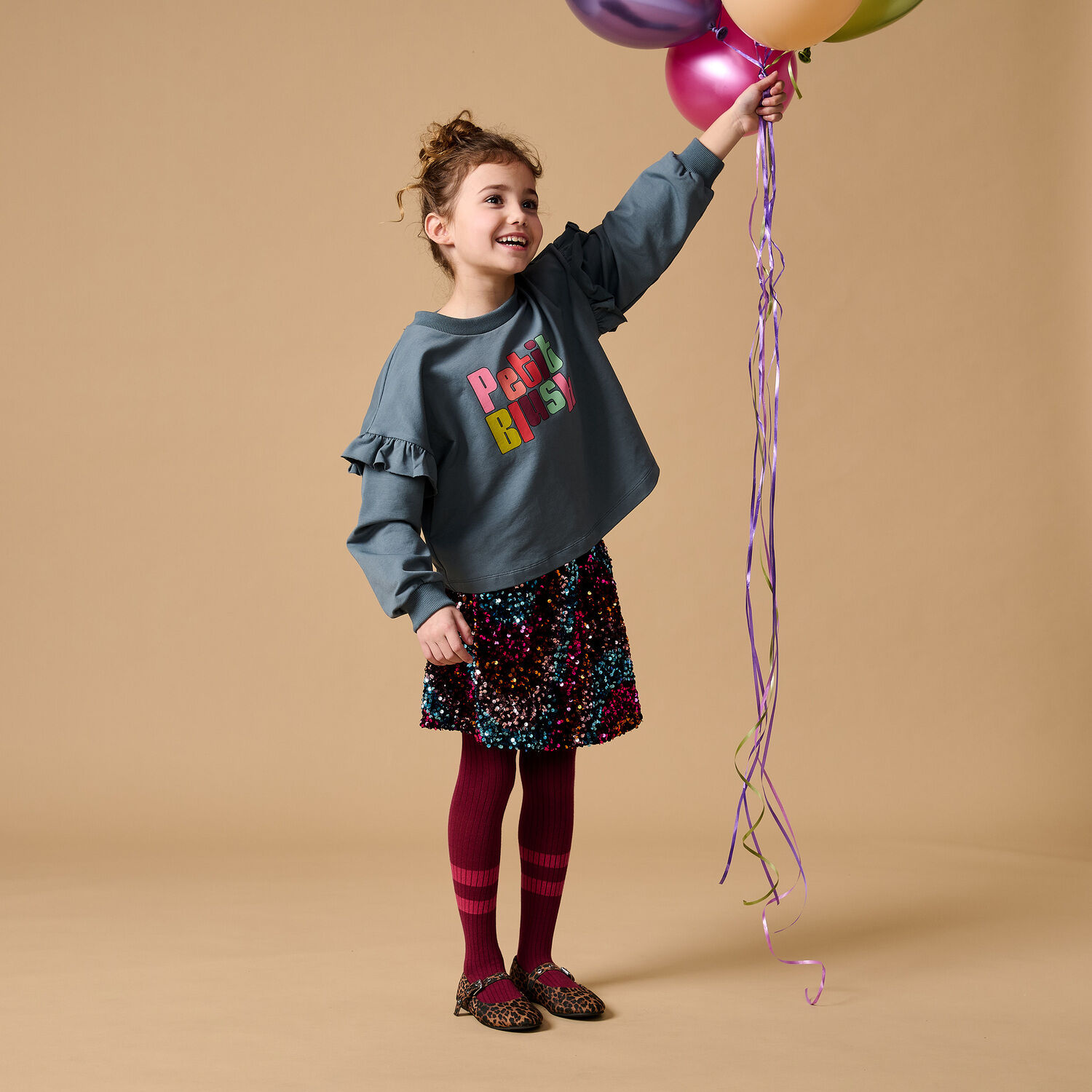 PETIT BLUSH SEQUINS SKIRT Jupes en multicolore - large