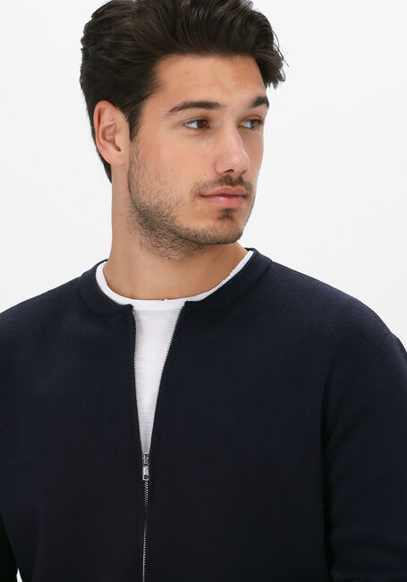 ANERKJENDT Gilet AKSANDER CARDIGAN KNIT Bleu foncé - large