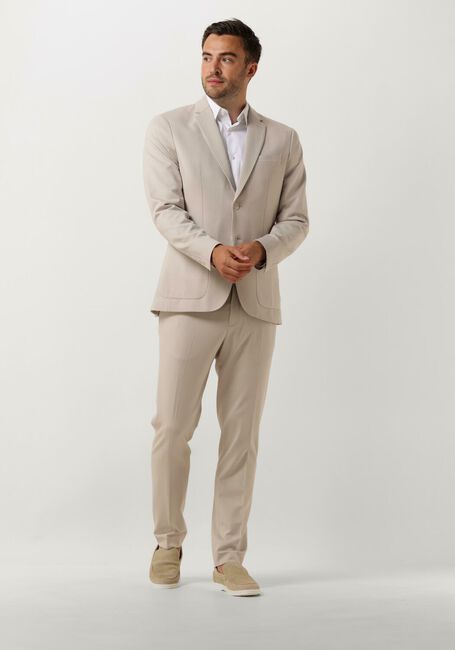 SELECTED HOMME Pantalon SLHSLIM-DELON JERSEY TRS FLEX NOOS en beige - large