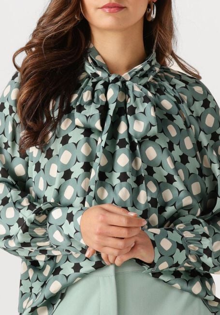 Groene STUDIO ANNELOES  Lorina circle blouse - large