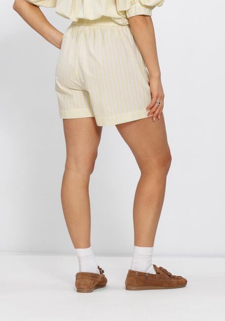 NOTRE-V Pantalon courte NV-HEINTINA SLIM STRIPE en jaune - large