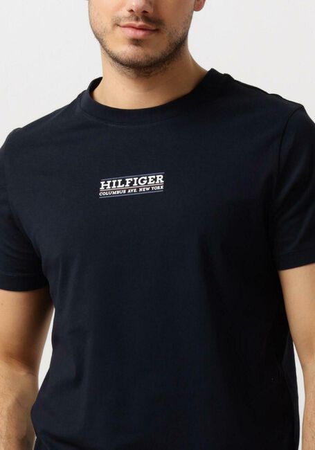 TOMMY HILFIGER T-shirt SMALL HILFIGER TEE Bleu foncé - large