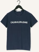 CALVIN KLEIN T-shirt INSTITUTIONAL L en bleu CALVIN KLEIN T-shirt INSTITUTIONAL L en bleu - medium