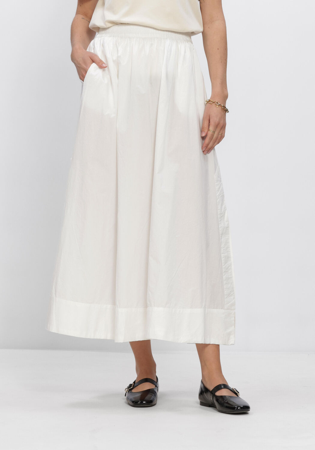 ROUGE EDIT ROULINNE HW ANKLE SKIRT Jupes en blanc - large