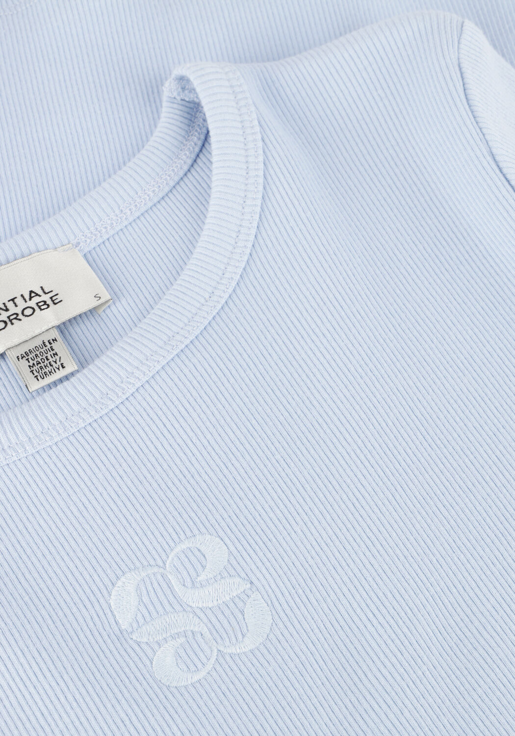 Lichtblauwe MY ESSENTIAL WARDROBE T-shirt MANDYMW TEE - large