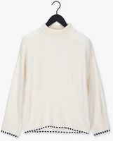 NA-KD Col roulé HIGH NECK KNITTED SWEATER Blanc