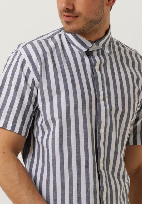 SELECTED HOMME Chemise décontracté SLHREGNEW-LINEN SHIRT SS CLASSIC en bleu - large