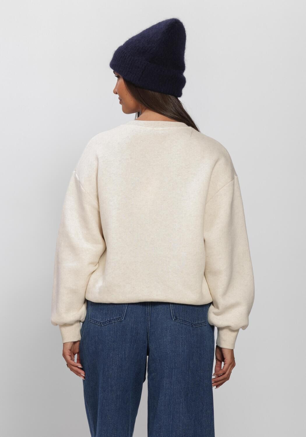 Creme BY-BAR Sweater LILI PATCHWORK SWEATER - large