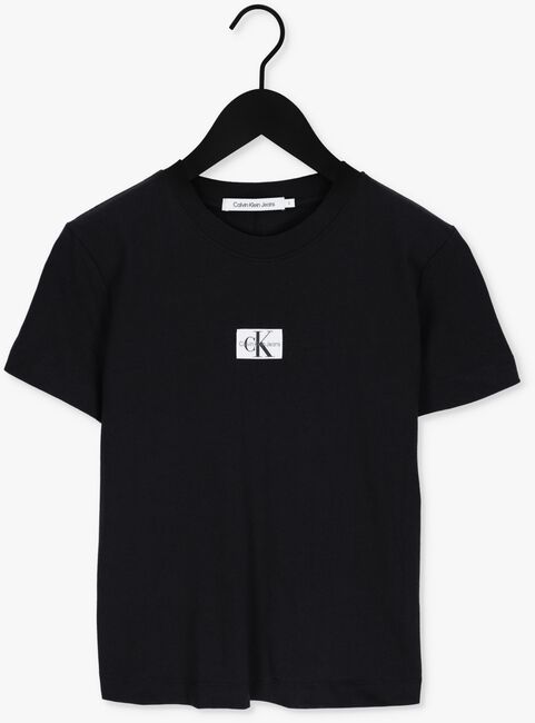 CALVIN KLEIN T-shirt BADGE SEAMING TEE en noir - large