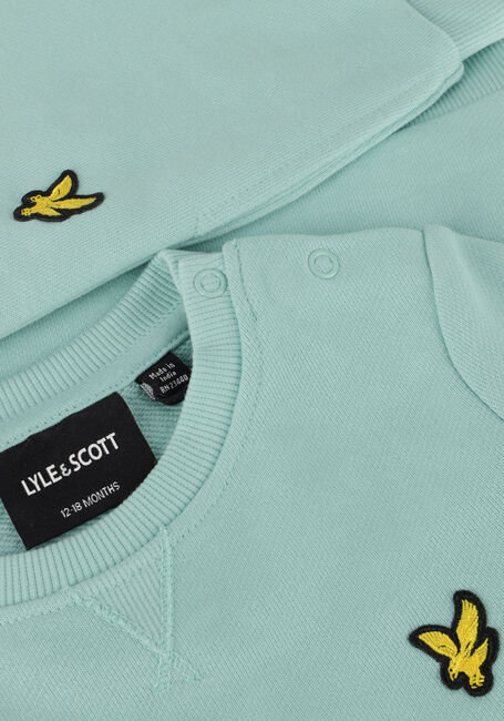 LYLE & SCOTT Bodys CREW NECK + JOGGER SET Bleu clair - large