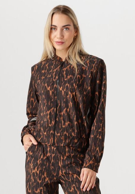 Bruine STUDIO ANNELOES Jack ELLIOT ANIMAL BOMBER JACKET - large