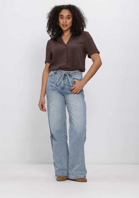 Bruine OBJECT  OBJSANNE S/S RE SHIRT - large