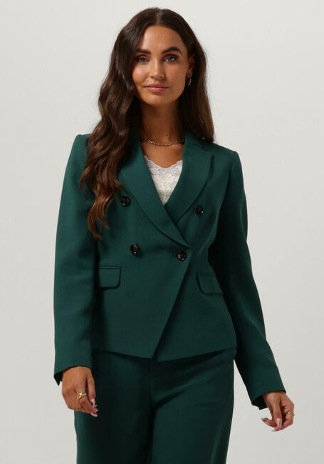 VANILIA Blazer CREPE DOUBLE BREASTED en vert - large