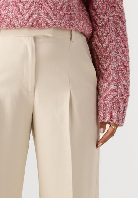 Beige ANOTHER LABEL Wijde broek MOORE PLEATED PANTS - large