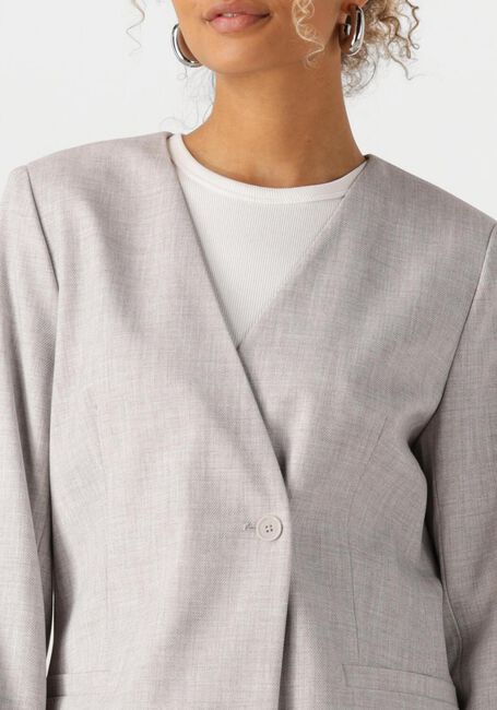 Lichtgrijze MODSTRÖM Blazer HEARTMD FITTED BLAZER - large