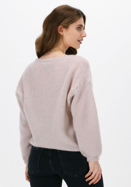 AMERICAN DREAMS Pull SILJA V NECK KNIT en beige - large