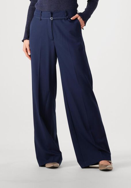 FABIENNE CHAPOT Pantalon large NELSAN TROUSERS Bleu foncé - large