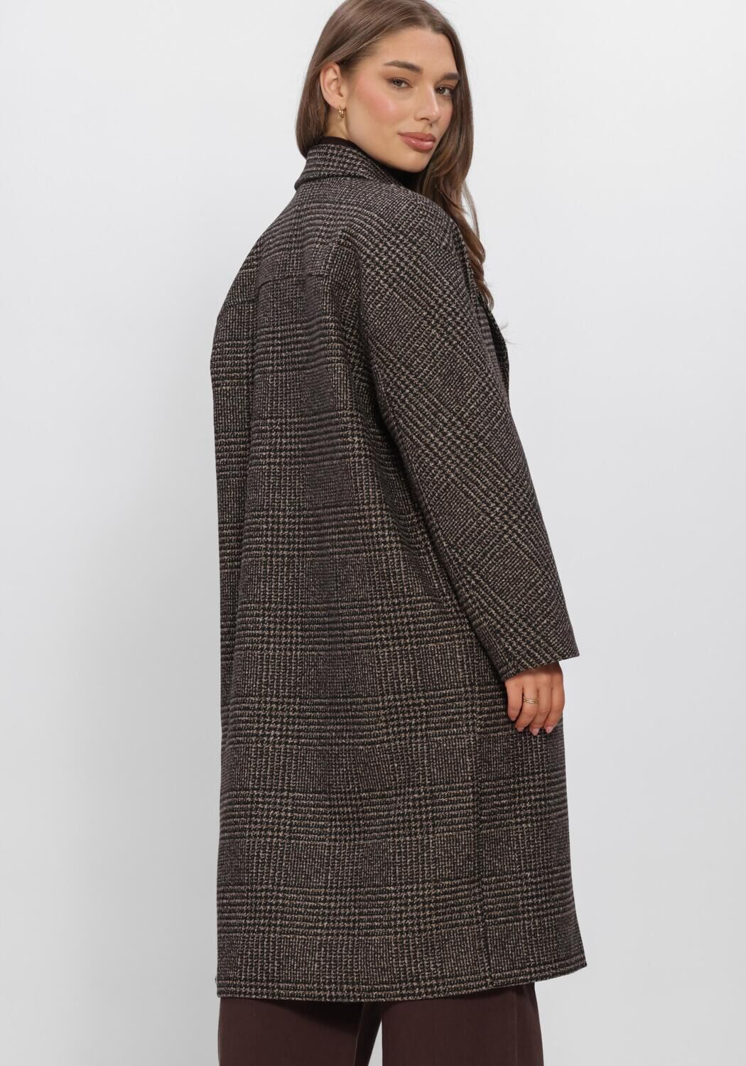 Bruine WITHBLACK Mantel WBLVISTA CHECKED COAT - large
