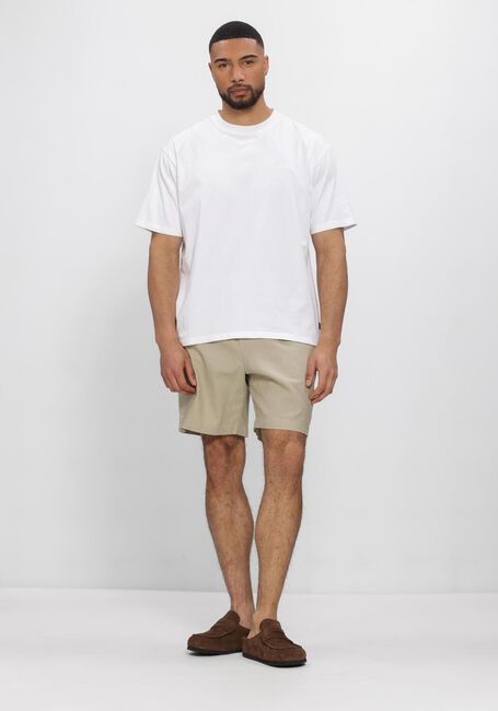 WOODBIRD Pantalon courte WBBOMMY LINEN SHORTS en beige - large