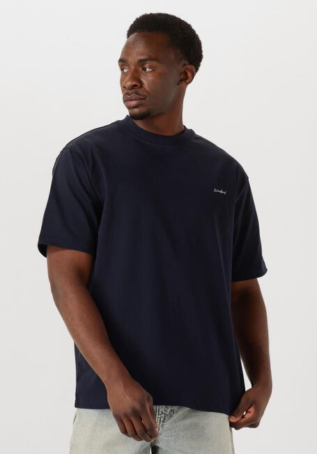 WOODBIRD T-shirt WBBAINE HONGBAO TEE Bleu foncé - large