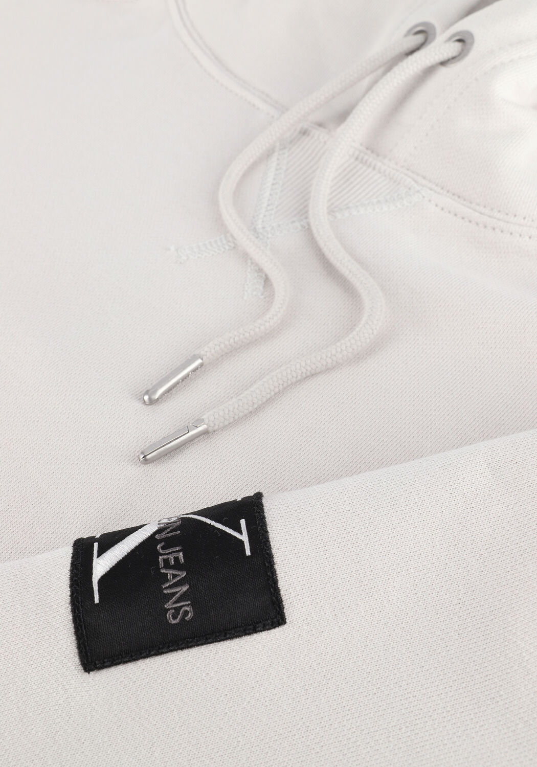 CALVIN KLEIN Chandail MONOGRAM SLEEVE BADGE HOODIE en gris - large