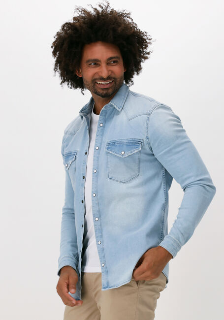 Blauwe PUREWHITE Casual overhemd 22010211 - large