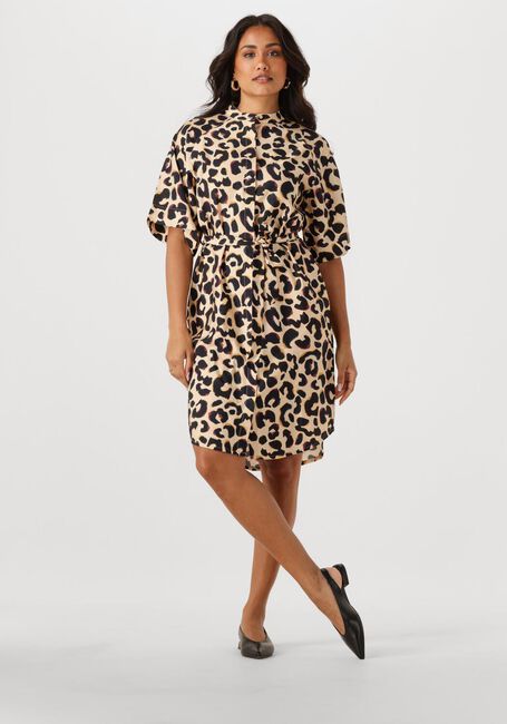 ANOTHER LABEL Mini robe DENICE ANIMAL DRESS S/S en multicolore - large