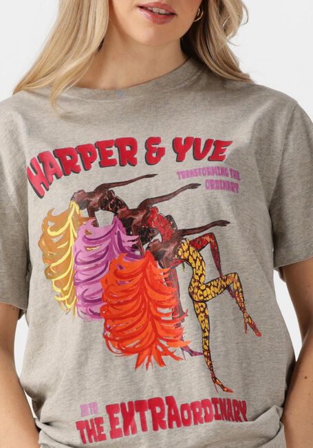 HARPER & YVE T-shirt EXTRAORDINARY-SS en gris - large