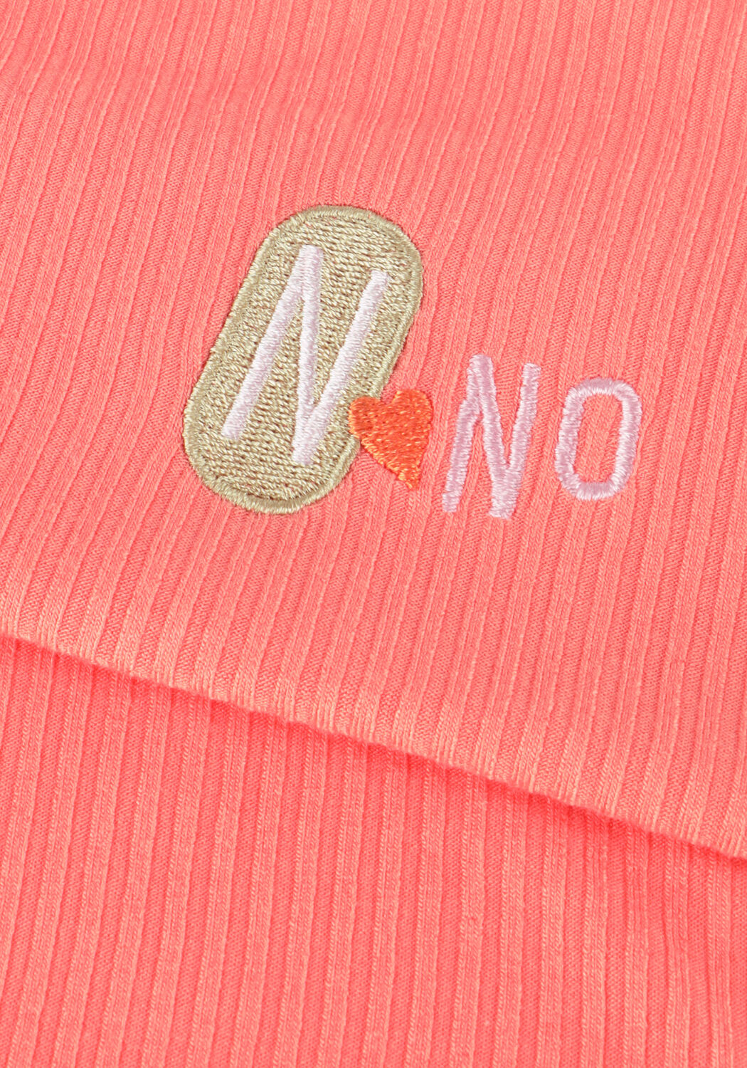 NONO T-shirt KESTA RIB TOP Corail - large
