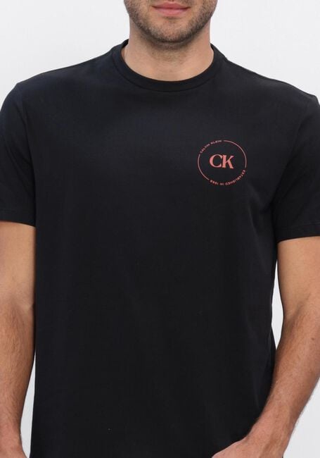 CALVIN KLEIN T-shirt 30S EU WHOLESALE JEANS GRAPHICS en noir - large