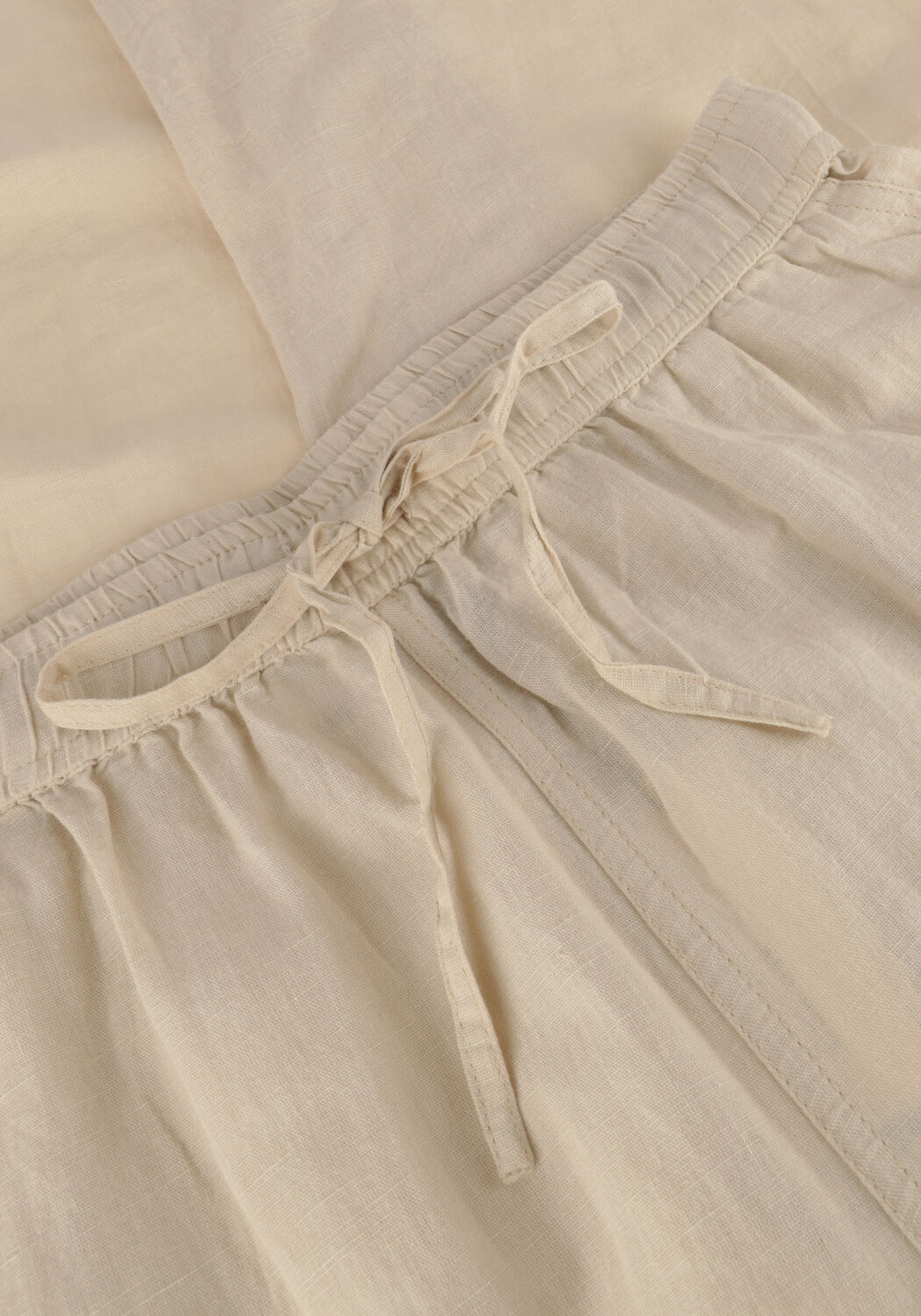 Beige NEO NOIR Wijde broek SONAR LINEN PANTS - large