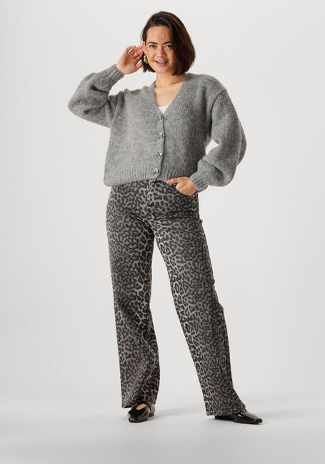 Grijze Y.A.S. Vest YASVIGGA LS KNIT CARDIGAN - large