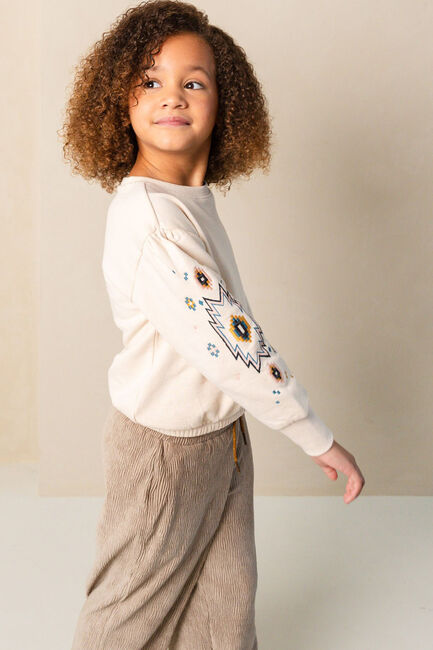 Taupe LIKE FLO Pantalon FEM VELVET PANTS - large