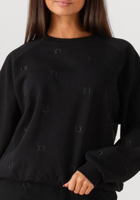 ALIX THE LABEL Chandail KNITTED LOGO SWEATER en noir - large