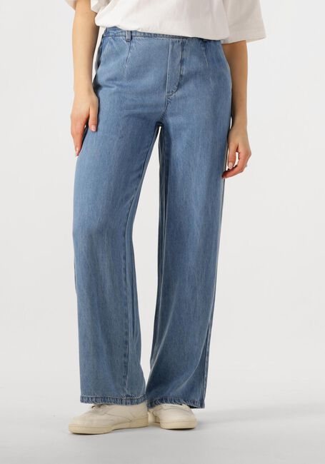 OBJECT Pantalon large OBJFRAME LISA WIDE MW PANTS en bleu - large