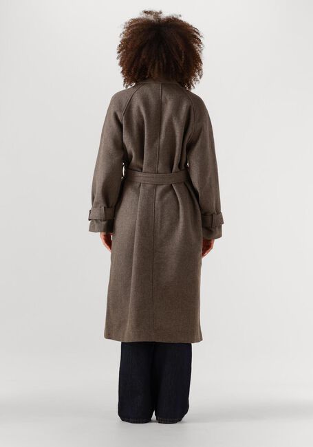 OBJECT Manteau OBJEMMA L/S COAT en taupe - large