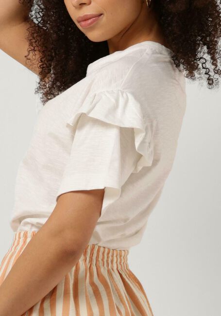 SELECTED WOMEN T-shirt SLFRYLIE SS FLORENCE TEE en blanc - large