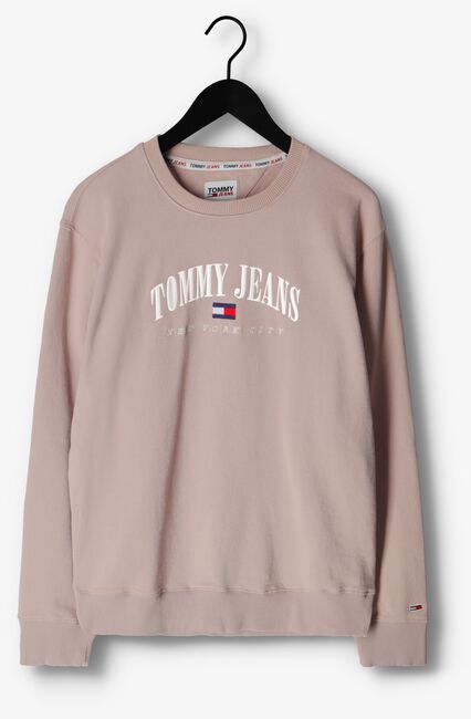 Beige TOMMY JEANS Sweater TJM REG SMALL VARSITY CREW - large