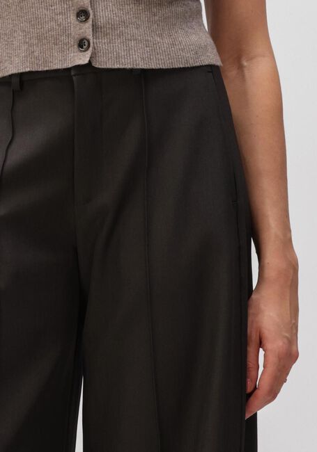 Bruine NEO NOIR Wijde broek TILIAN STRUCTURE PANTS - large