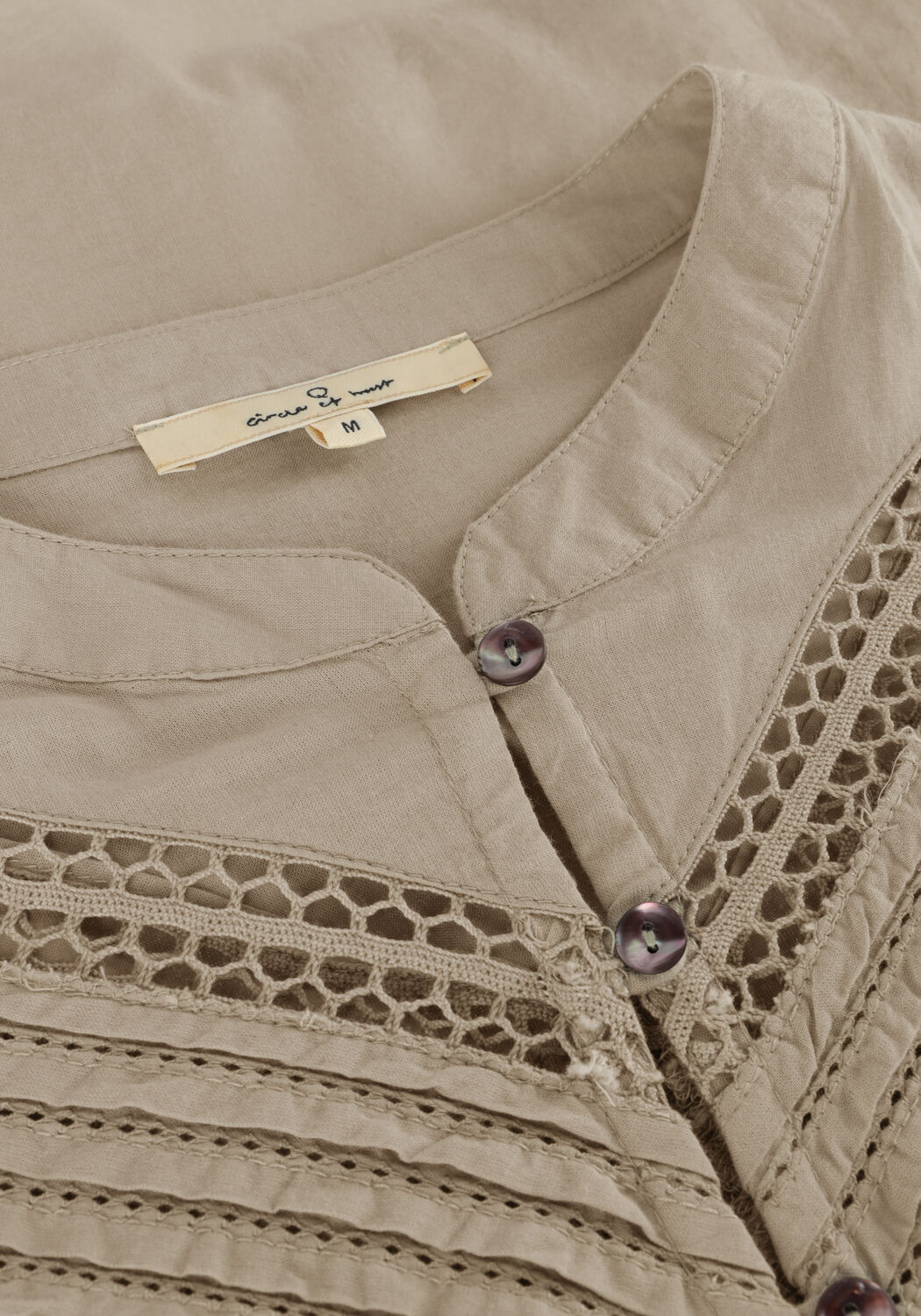 CIRCLE OF TRUST TRIXIE BLOUSE Blouses en argent - large