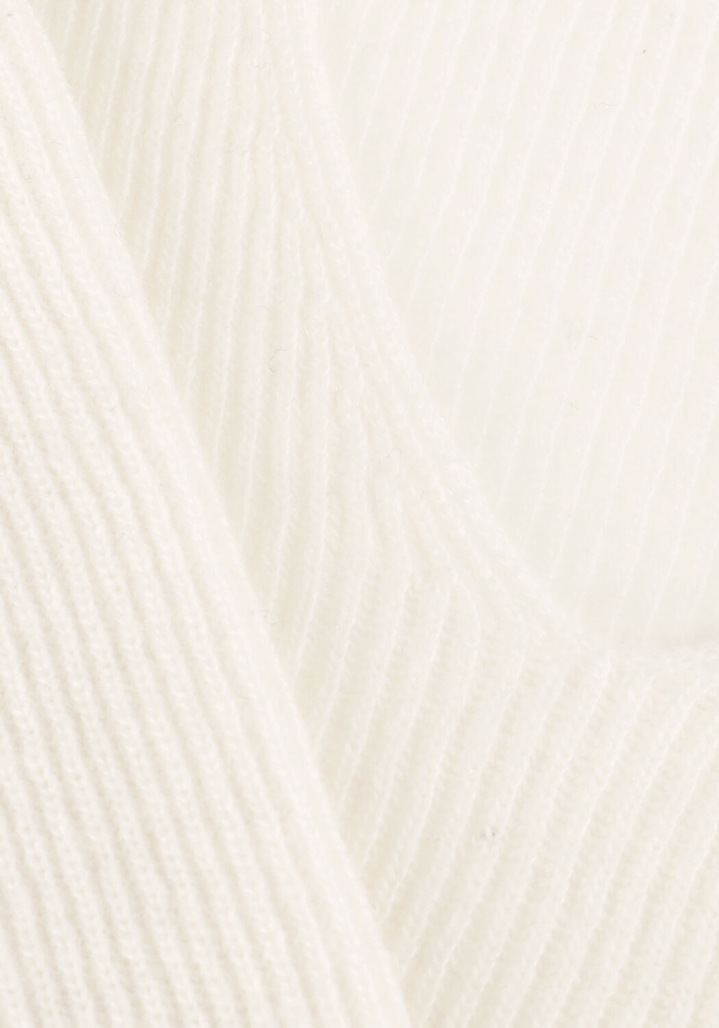 RESORT FINEST Pull V-NECK RIB KNIT &Eacute;cru - large