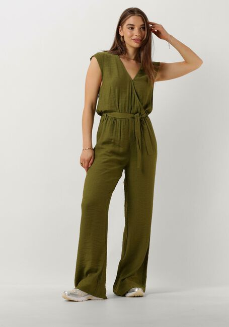 ANOTHER LABEL Combinaison JESS JUMPSUIT S/L en vert - large
