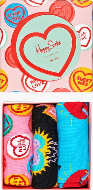 HAPPY SOCKS Chaussettes I LOVE YOU GIFT BOX en multicolore  - large