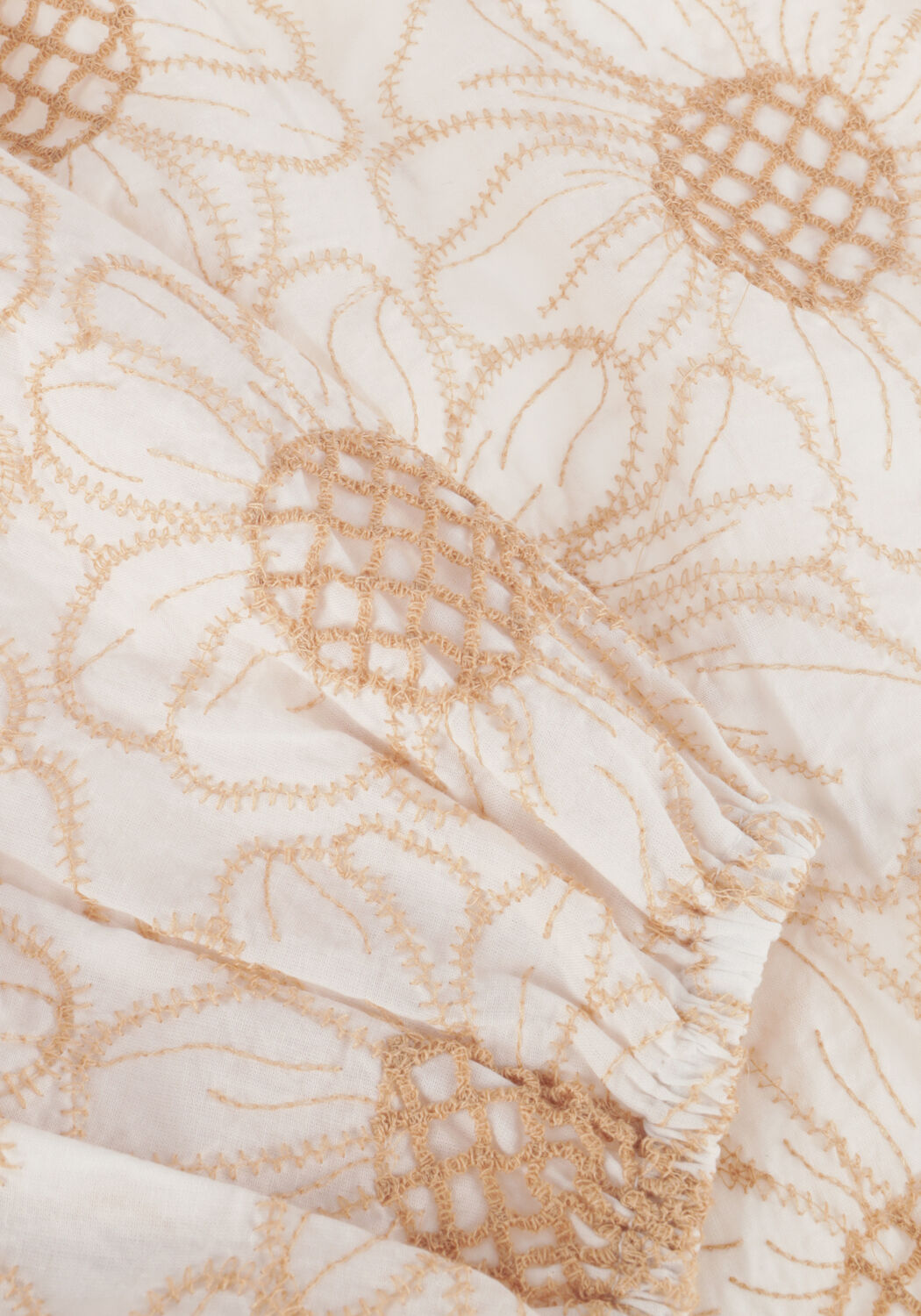 Witte SUMMUM  LONGSLEEVE TOP FLOWER EMBROIDERY - large