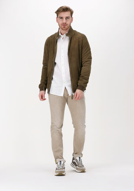 DSTREZZED Chemise décontracté JAGGER SHIRT LINEN Blanc - large