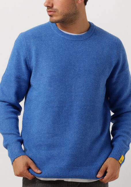 SCOTCH & SODA Pull REGULAR FIT SOFTY-KNIT MELANGE PULL en bleu - large