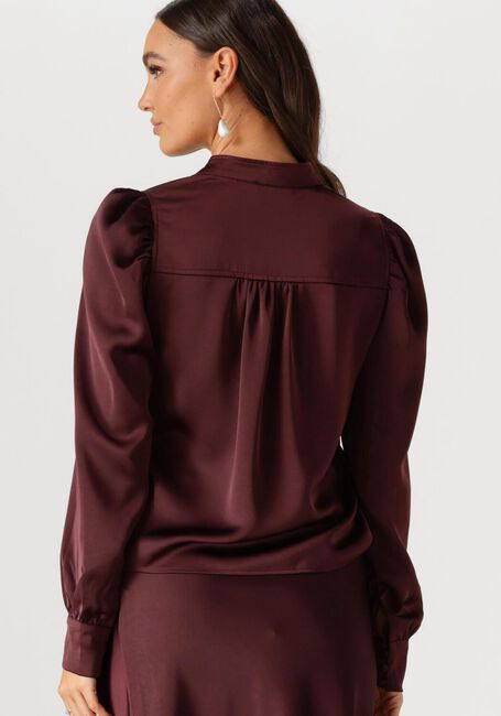 NEO NOIR ROSSLYN HEAVY SATEEN BLOUSE Blouses Bordeaux - large